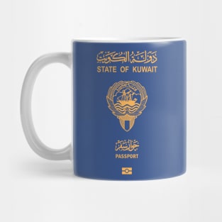 Kuwaiti passport Mug